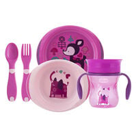 Set de Comida Rosa 12 Meses+  5ud.-200327 1